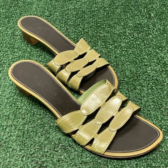 Cole Haan Green Slide Sandals women’s size 8 (OKPM-07-080) - Picture 1 of 9